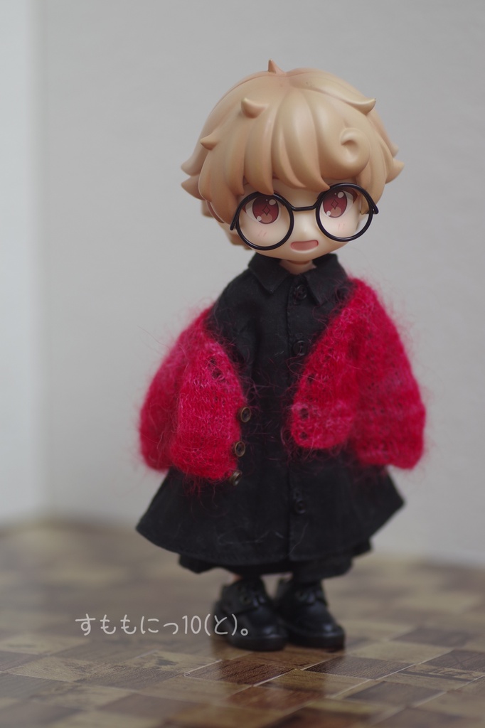 手染めモヘヤな、ゆるカーディガン（冬糸）