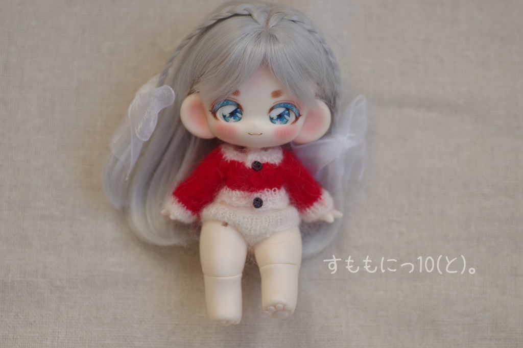 サンタな、セーターセット(子犬わたあめ用)