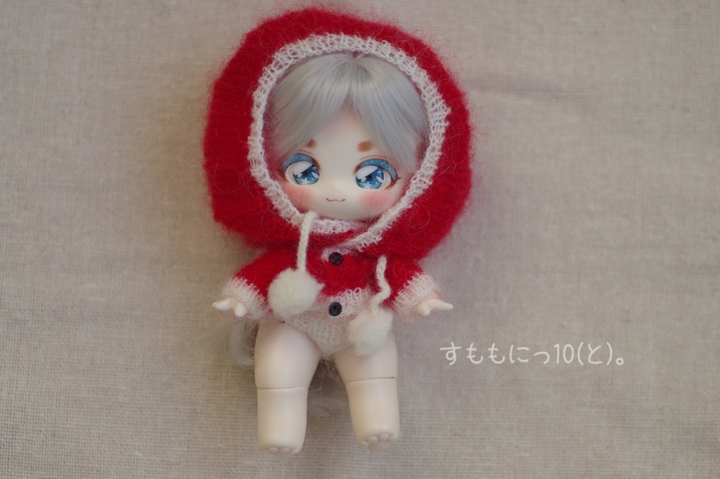 サンタな、セーターセット(子犬わたあめ用)