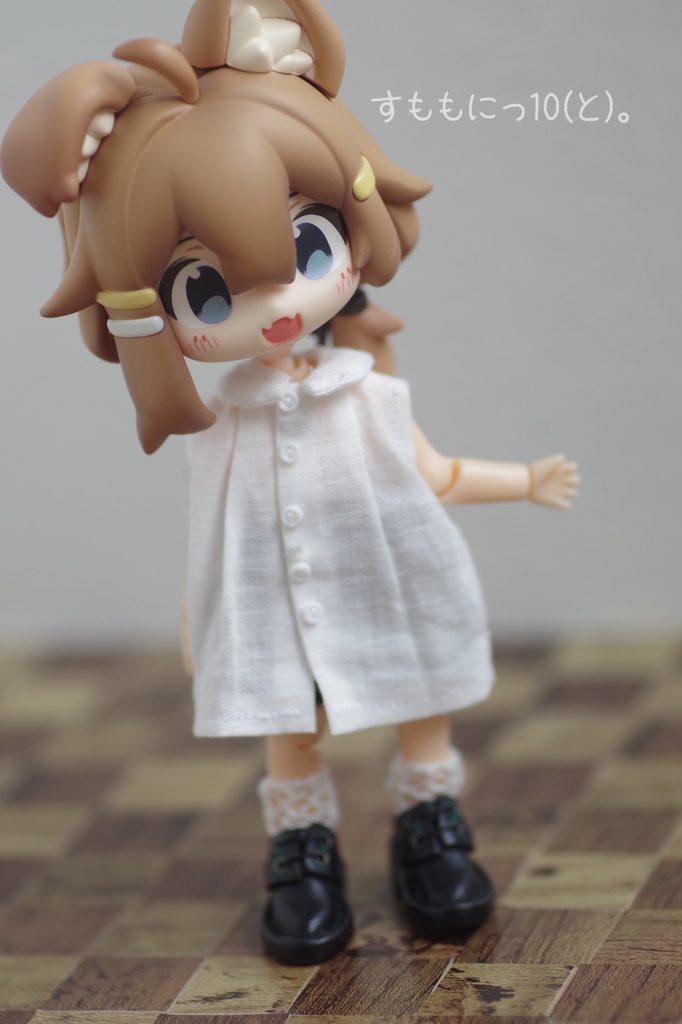 ろんぐな、ノースリーブシャツ(シャツワンピ)