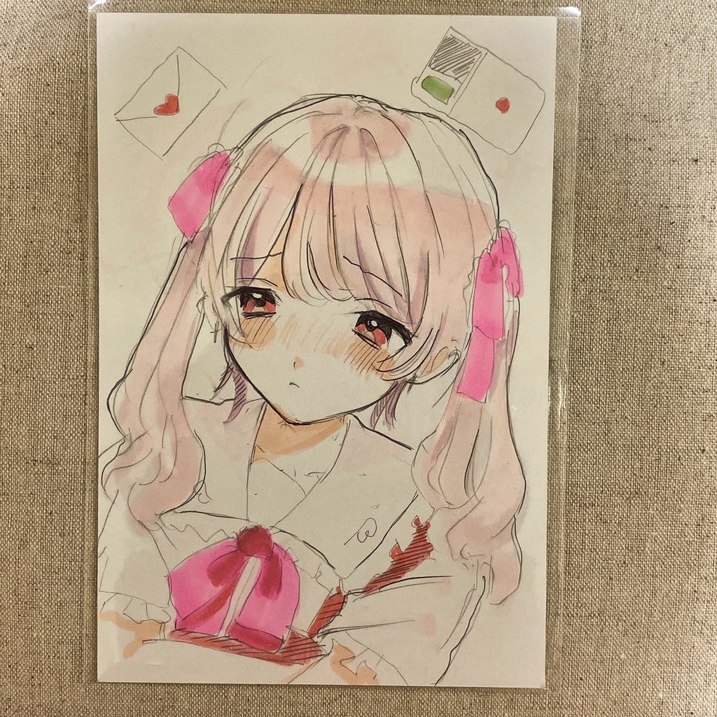 【原画】ツインテール女の子