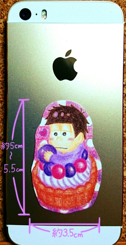 おそ松さんタルトステッカー