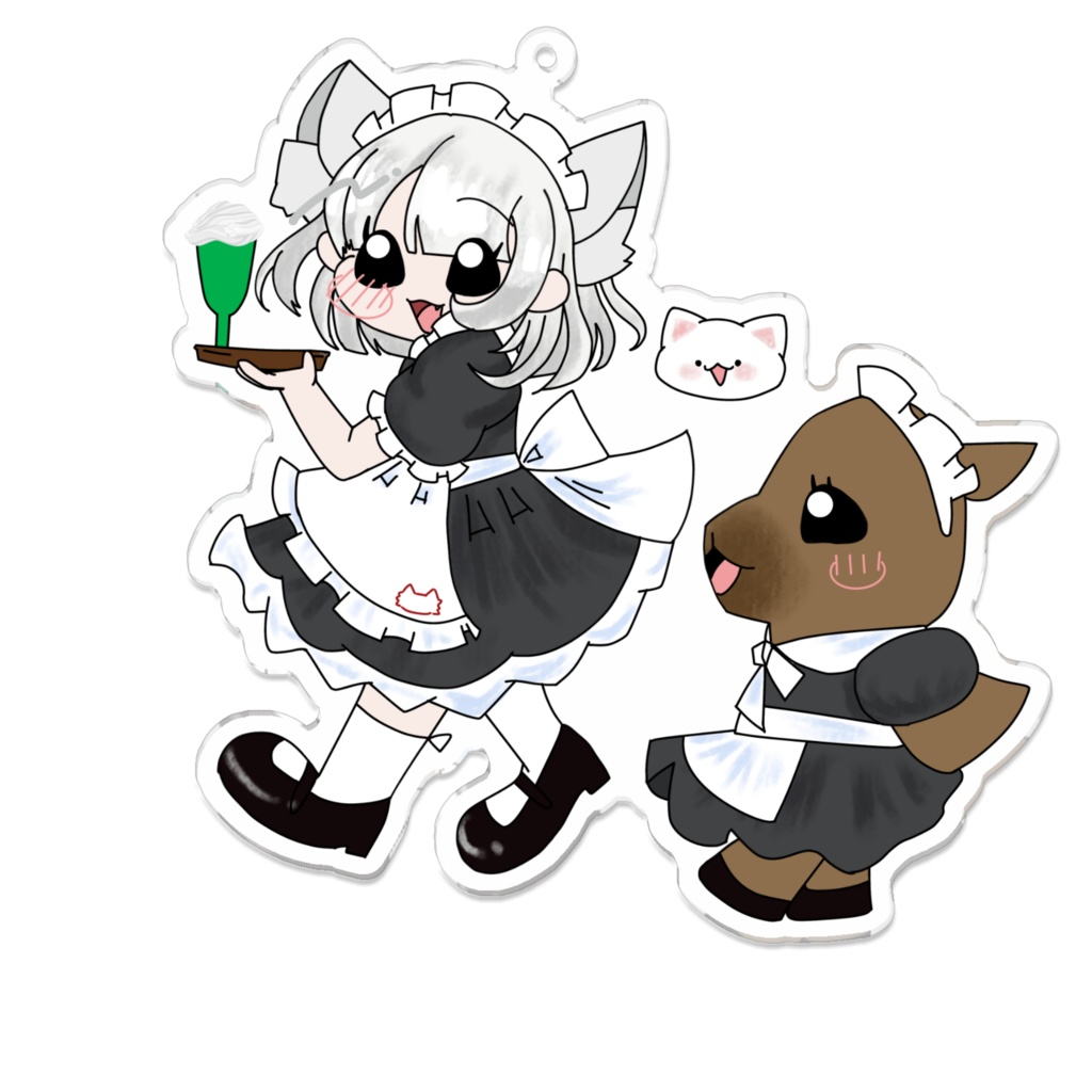 六花&花ちゃん アクリルキーホルダー