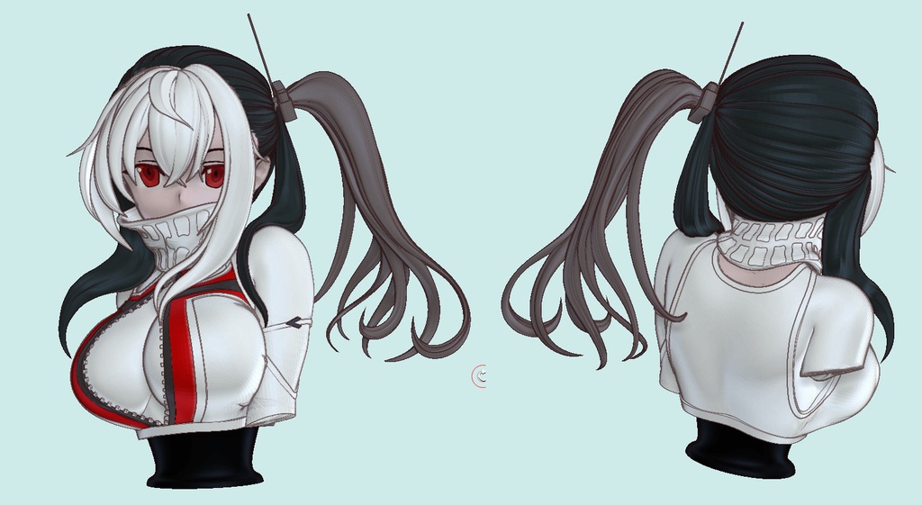 ■アズールレーン U-47胸像 1/7ガレージキット