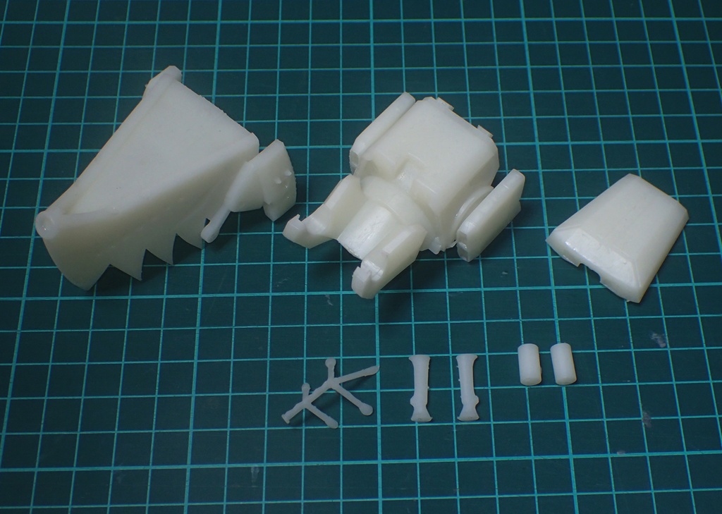 ■アズールレーン 1/8U-47用 艤装台座(3Dプリント版)