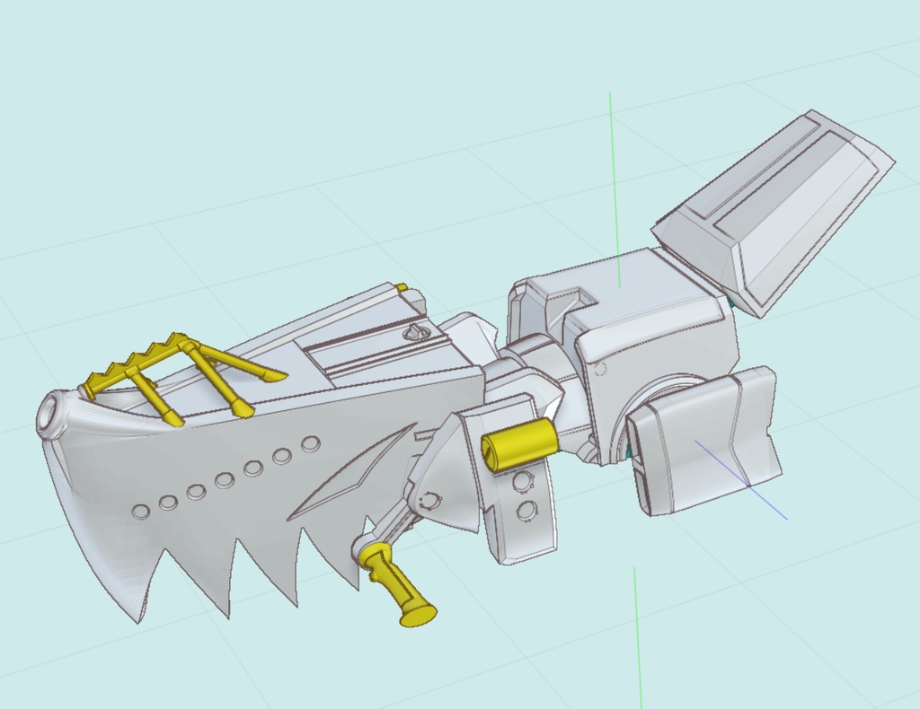 ■アズールレーン 1/8U-47用 艤装台座(3Dプリント版)