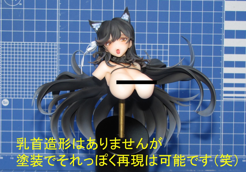 ■アズールレーン 愛宕胸像 ノンスケール(約1/10)ガレージキット(瞳デカール付属)