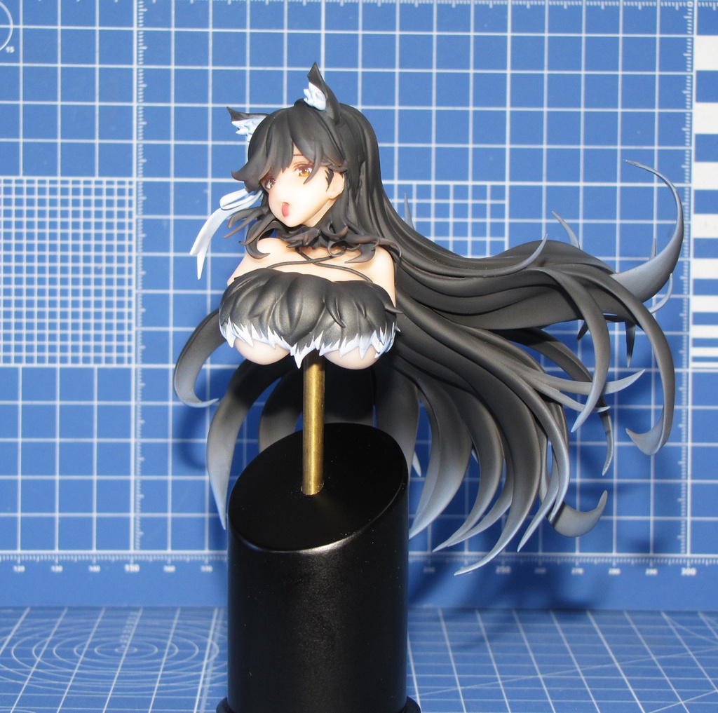 ■アズールレーン 愛宕胸像 ノンスケール(約1/10)ガレージキット(瞳デカール付属)