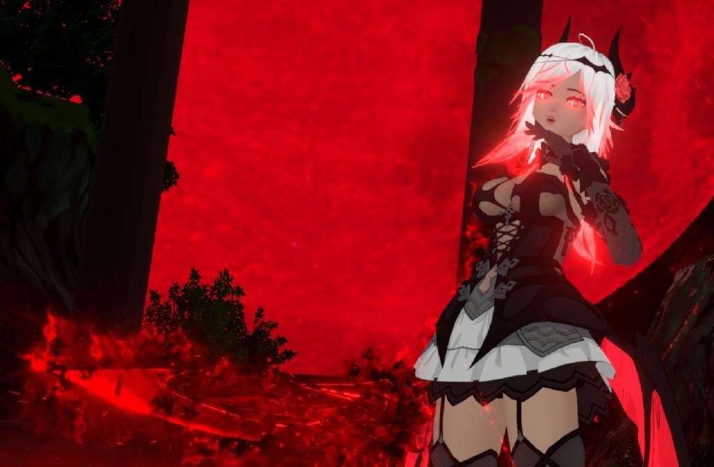 【Unity/VRChat】Crimson Succubus Animation Packages by Floppiii