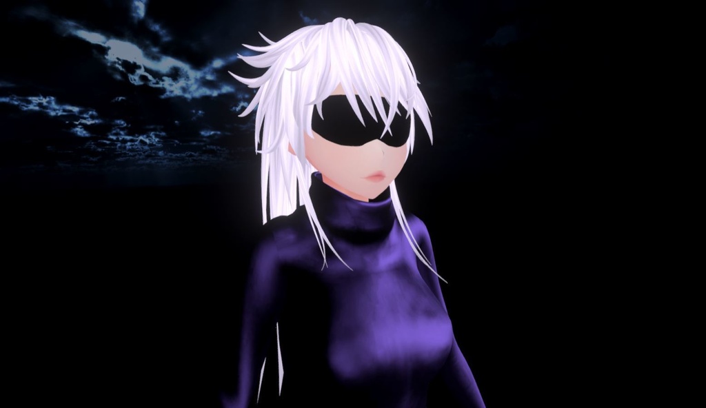 【Unity/VRChat】Jujutsu Kaisen Satomi Gojo Vrchat Avatar by Floppiii