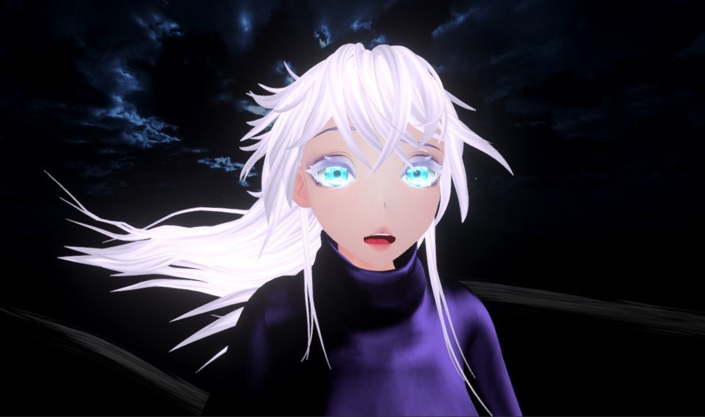 【Unity/VRChat】Jujutsu Kaisen Satomi Gojo Vrchat Avatar by Floppiii