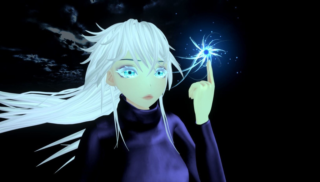 【Unity/VRChat】Jujutsu Kaisen Satomi Gojo Vrchat Avatar by Floppiii