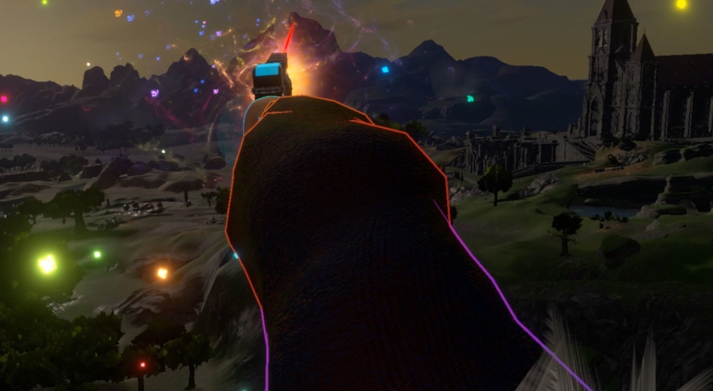 【Unity/VRChat】Lumina, the Gamer Gunslinger Avatar by Floppiii & Lysbell (New Gunblade)