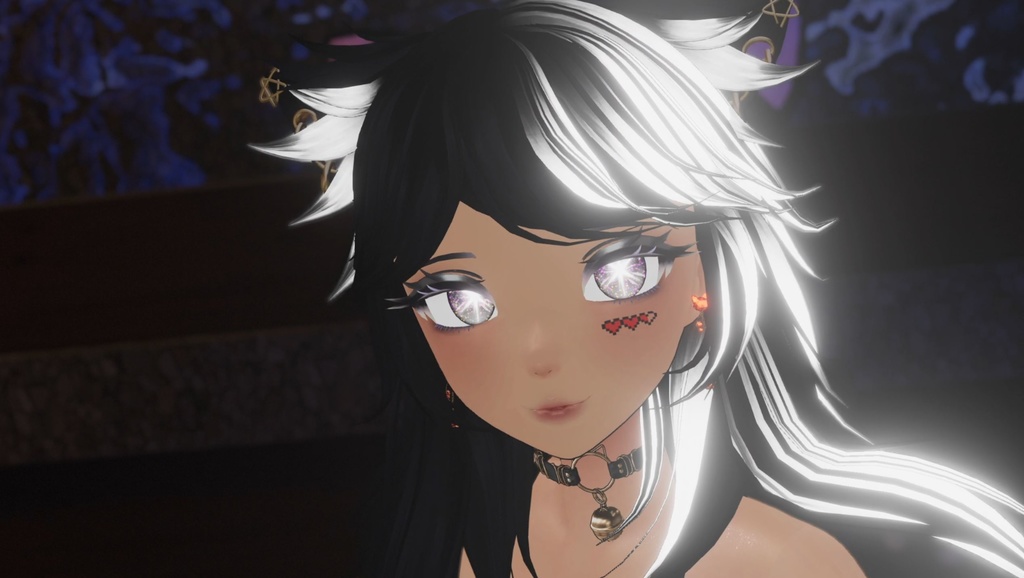 【Unity/VRChat】Lumina, the Gamer Gunslinger Avatar by Floppiii & Lysbell (New Gunblade)