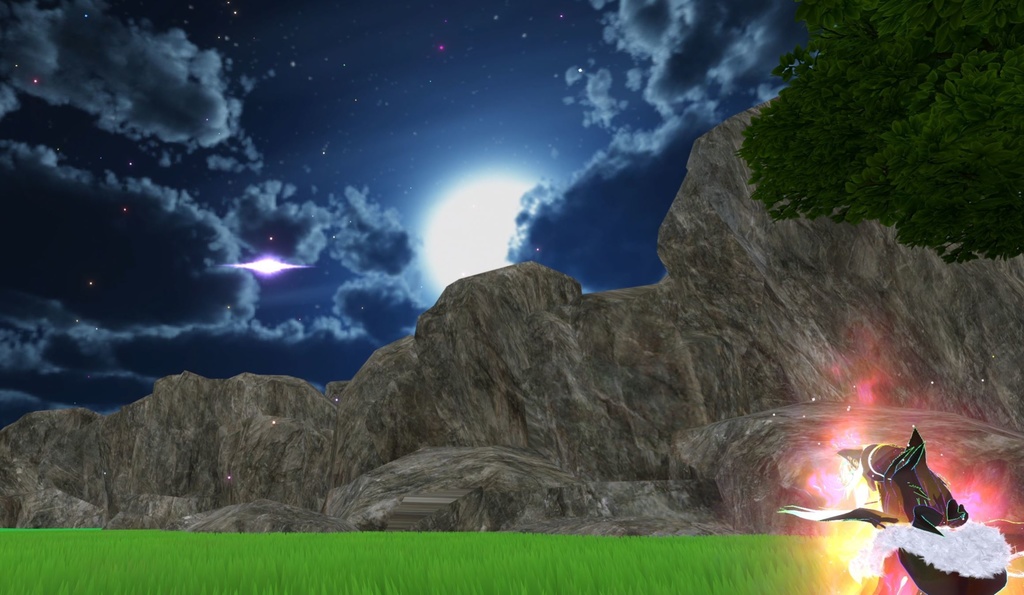 【Unity/VRChat】Lumina, the Gamer Gunslinger Avatar by Floppiii & Lysbell (New Gunblade)