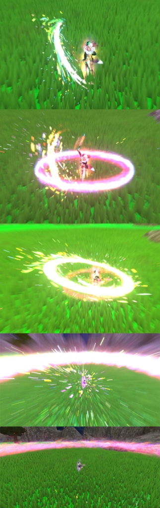 【Unity/VRChat】Lumina, the Gamer Gunslinger Avatar by Floppiii & Lysbell (New Gunblade)