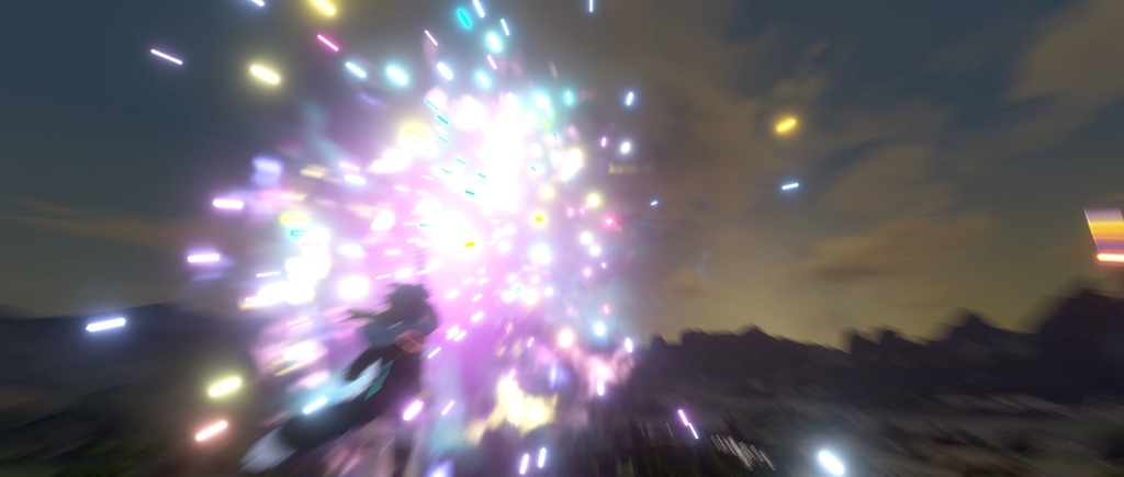 【Unity/VRChat】Lumina, the Gamer Gunslinger Avatar by Floppiii & Lysbell (New Gunblade)