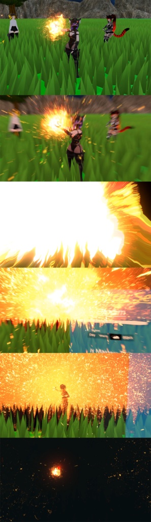 【Unity/VRChat】Lumina, the Gamer Gunslinger Avatar by Floppiii & Lysbell (New Gunblade)