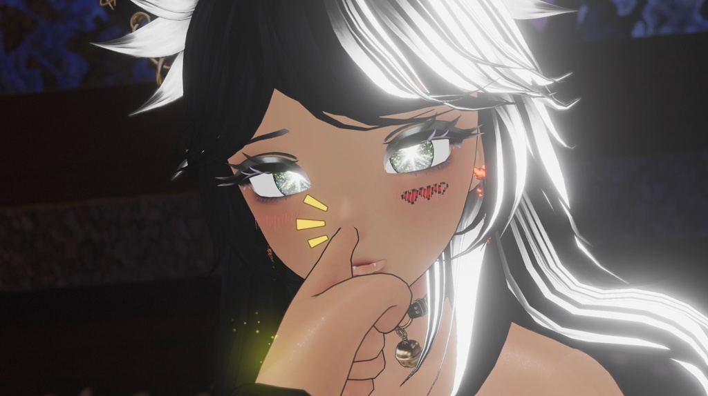 【Unity/VRChat】Lumina, the Gamer Gunslinger Avatar by Floppiii & Lysbell (New Gunblade)