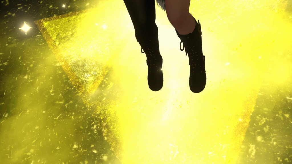 【Unity/VRChat】Lumina, the Gamer Gunslinger Avatar by Floppiii & Lysbell (New Gunblade)