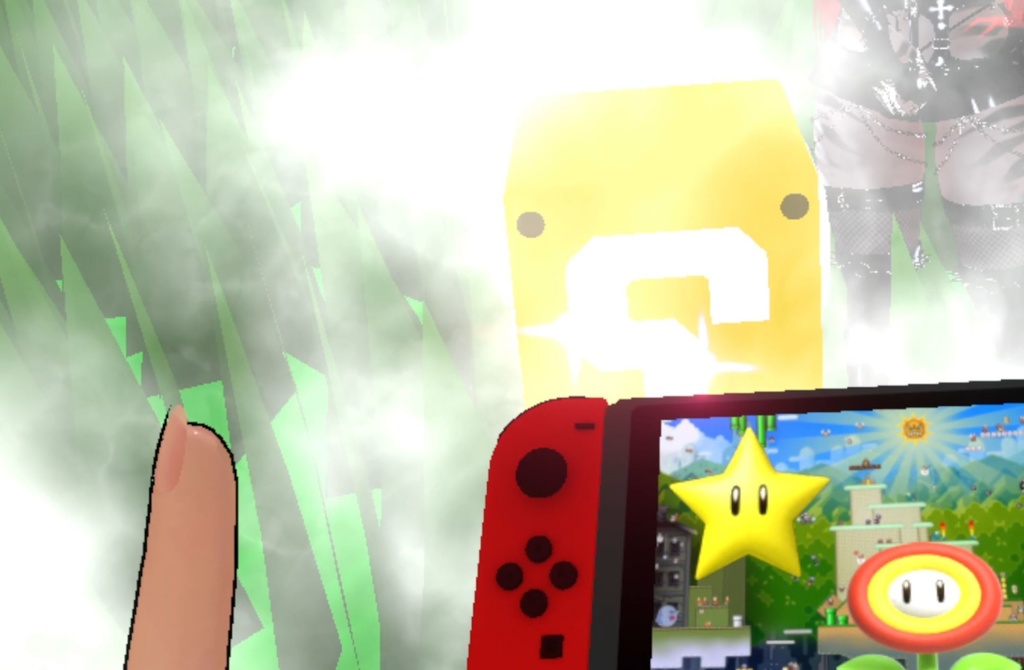 【Unity/VRChat】Lumina, the Gamer Gunslinger Avatar by Floppiii & Lysbell (New Gunblade)