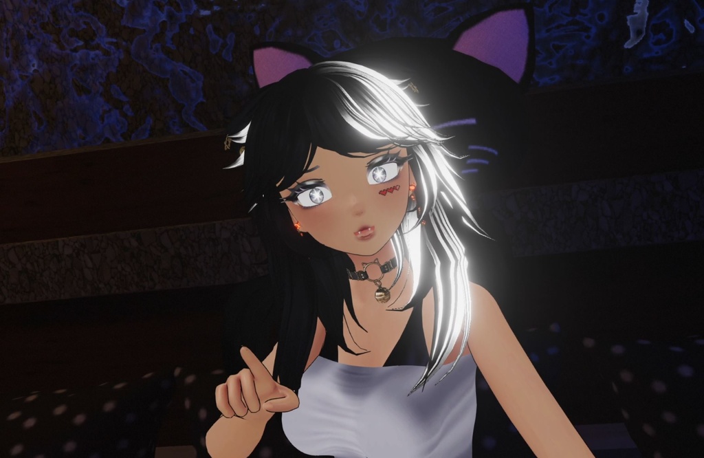 【Unity/VRChat】Lumina, the Gamer Gunslinger Avatar by Floppiii & Lysbell (New Gunblade)