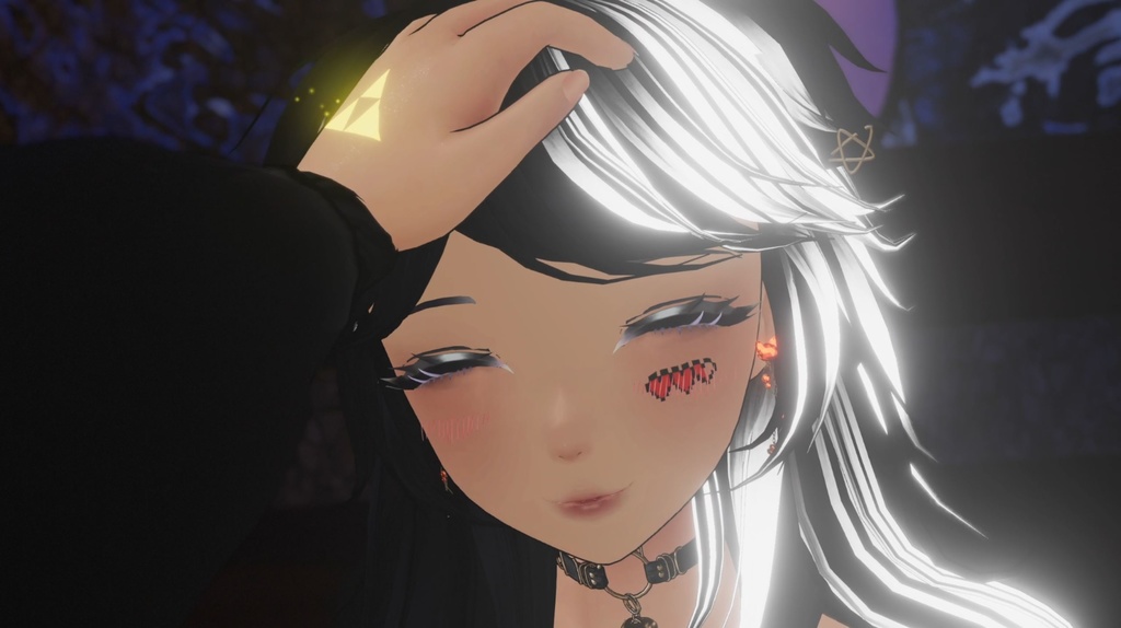 【Unity/VRChat】Lumina, the Gamer Gunslinger Avatar by Floppiii & Lysbell (New Gunblade)