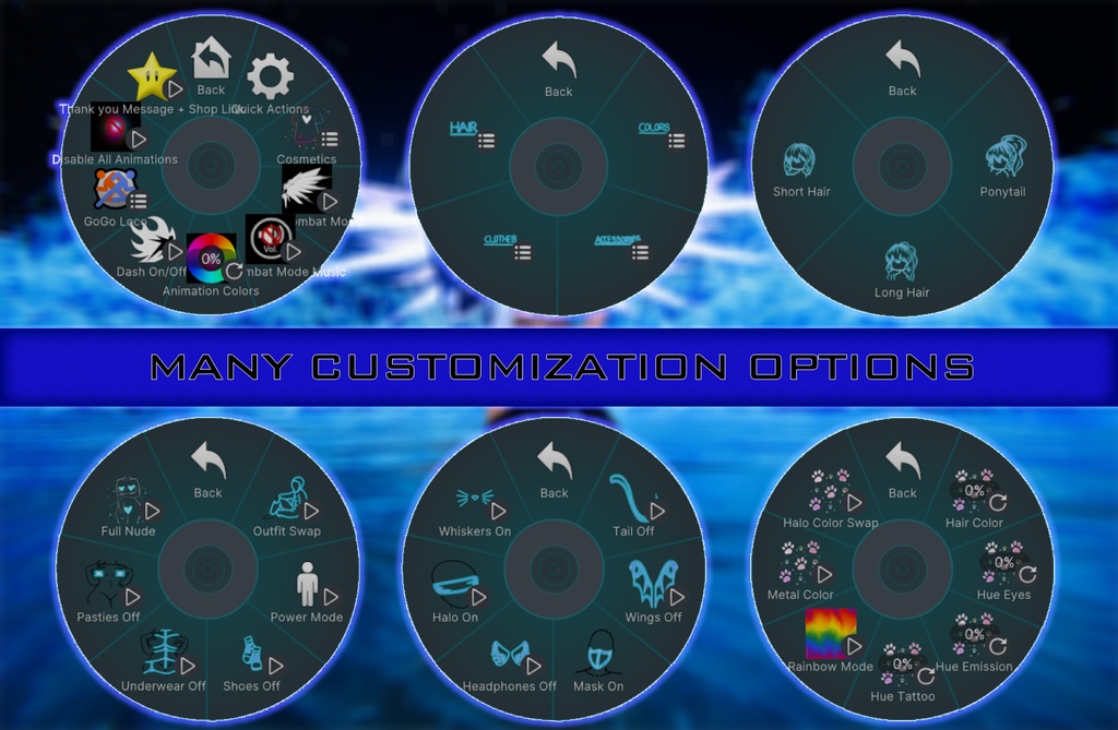 【Unity/VRChat】Cyber Angel Type: Aurelia by Floppiii & Lysbell