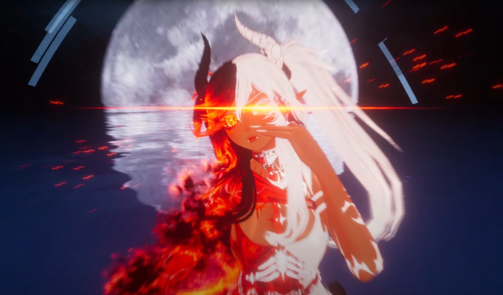 VRchat RP Animation Avatar: Lucia, the half Demon Princess by Floppiii & Lysbell