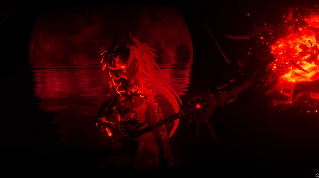 VRchat RP Animation Avatar: Lucia, the half Demon Princess by Floppiii & Lysbell