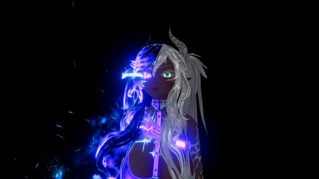VRchat RP Animation Avatar: Lucia, the half Demon Princess by Floppiii & Lysbell
