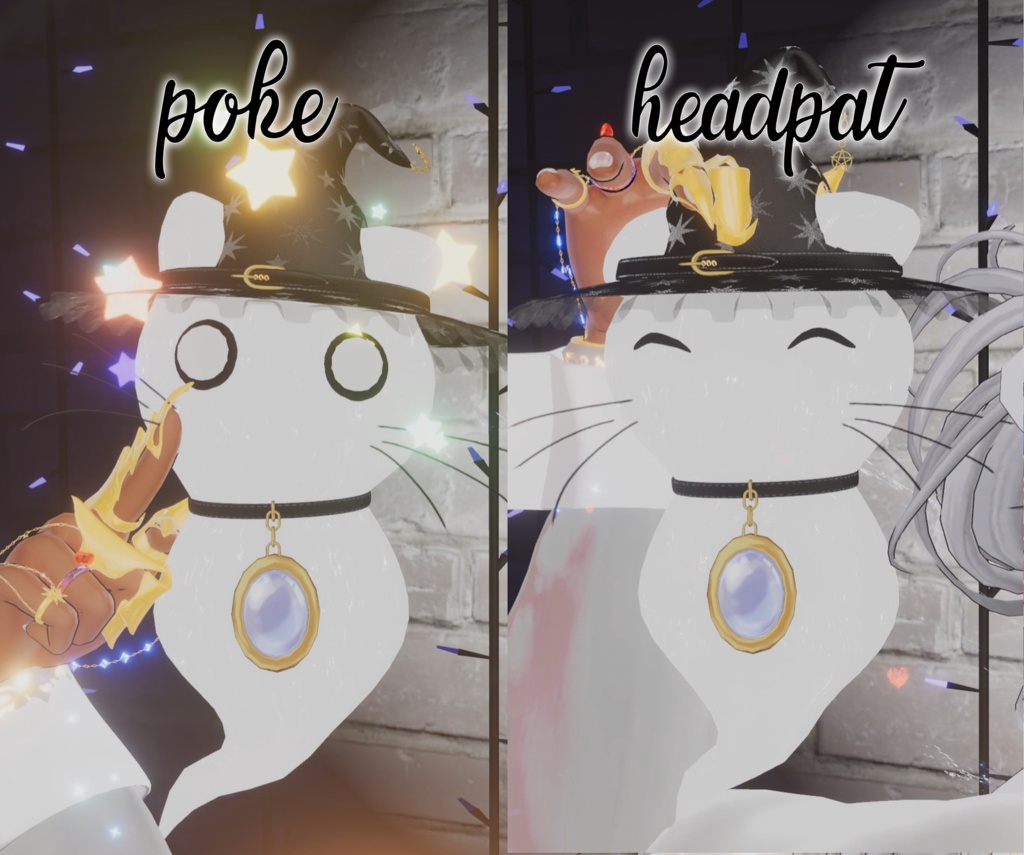 【Unity/VRChat】Ghostcat Mood Lamp by Lysbell & Floppiii
