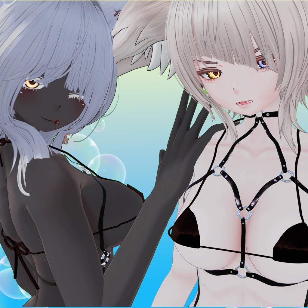 ボディハーネス&マイクロビキニ(仙描&豺狼用)