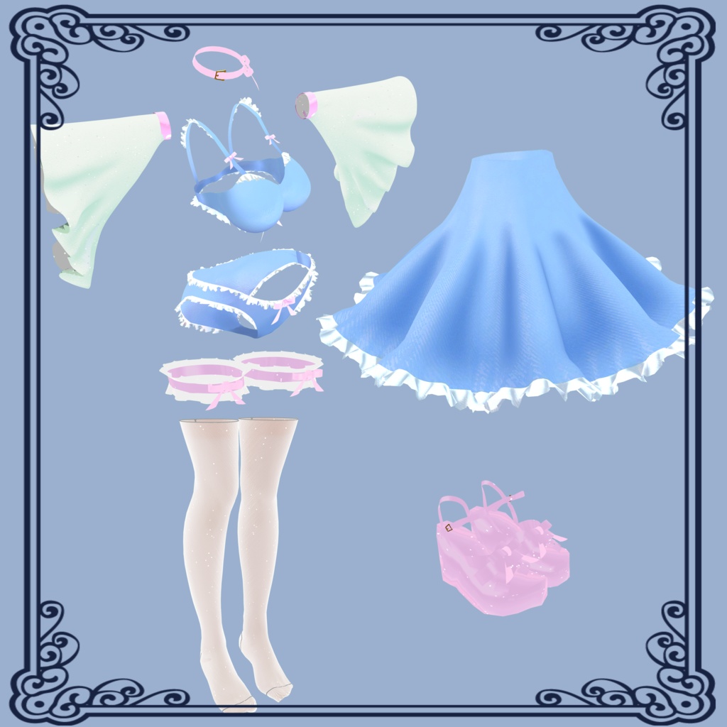 mao&りりか対応アンダーウェア+衣装【エトワールルフレット】