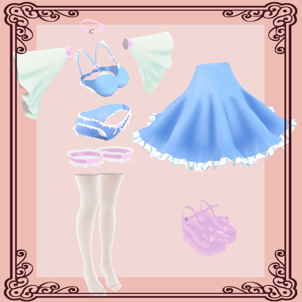 MUMUSU対応アンダーウェア+衣装【エトワールルフレット】