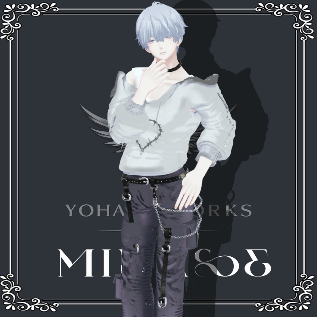 ゴシックフーディ(Mensアバター7種対応)