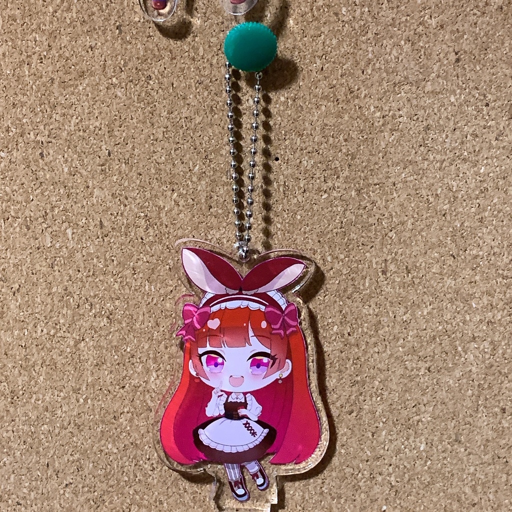 ちあのアクキースタンド+メッセージカード