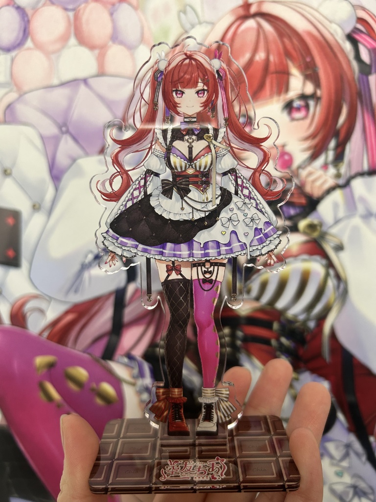 【頭身アクリルスタンド】空友ちあ新立ち絵、クラファン用印刷失敗分
