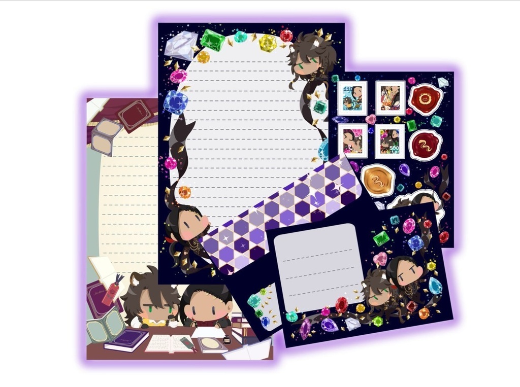 【レオジャミ】レターセット