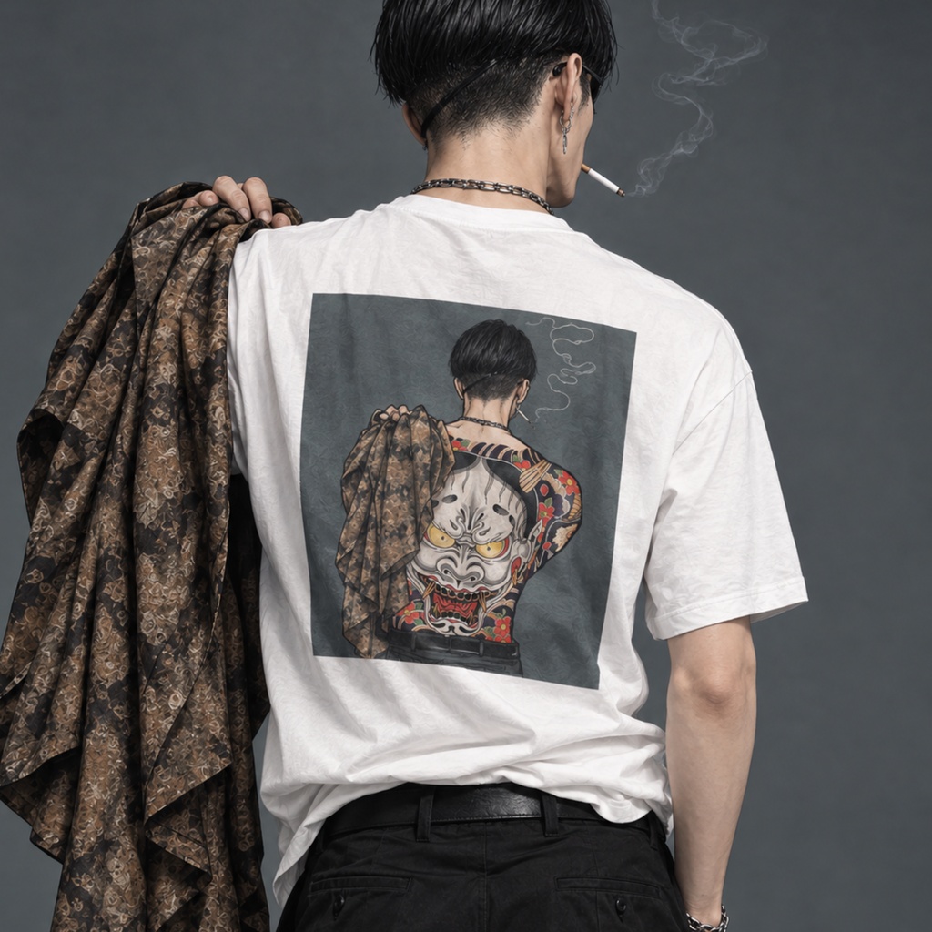 真島吾朗Tシャツ - 日吉台昇 - BOOTH