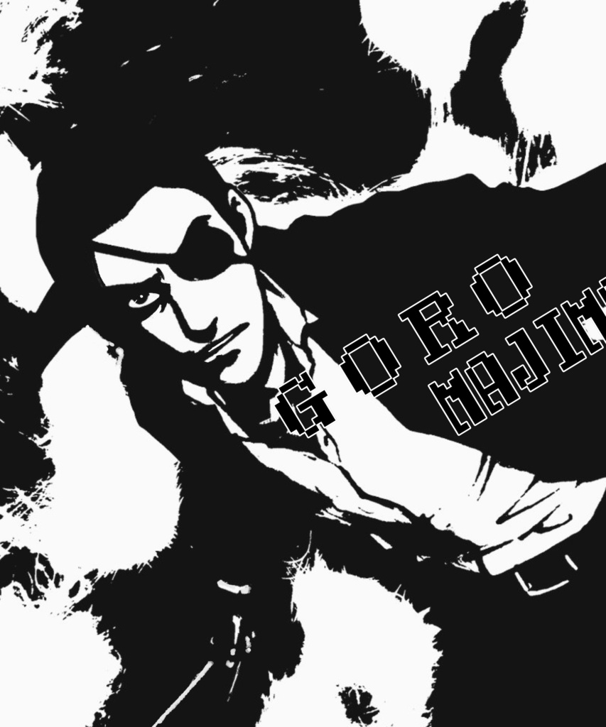 真島吾朗🐍長袖Tシャツ 黒