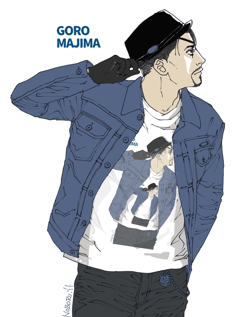 真島吾朗♥半袖Tシャツ