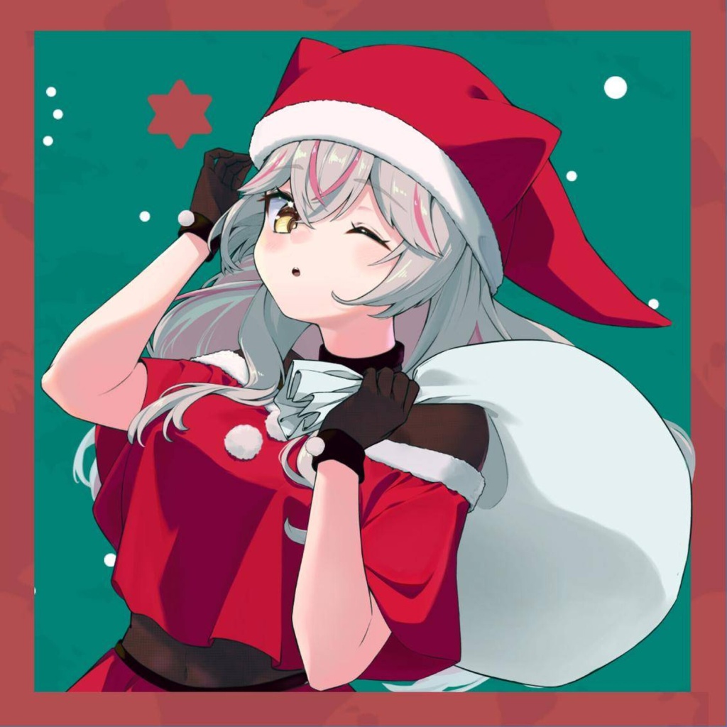 【再販】クリスマスステッカー 2024年ver