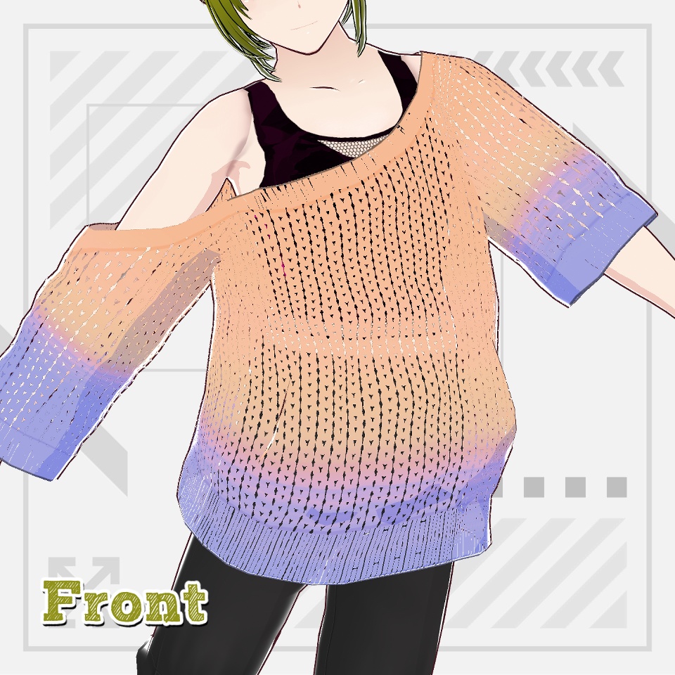 【Vroid正式版】サマーニット【無料版】