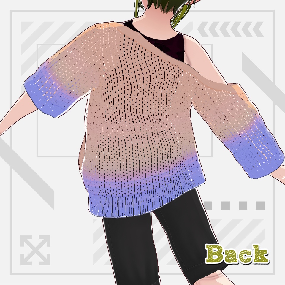 【Vroid正式版】サマーニット【魔改造(.psd)版】おまけつき