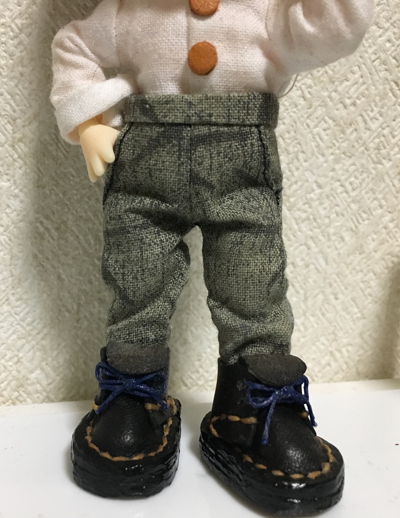 【ねんどーる】紐ブーツ