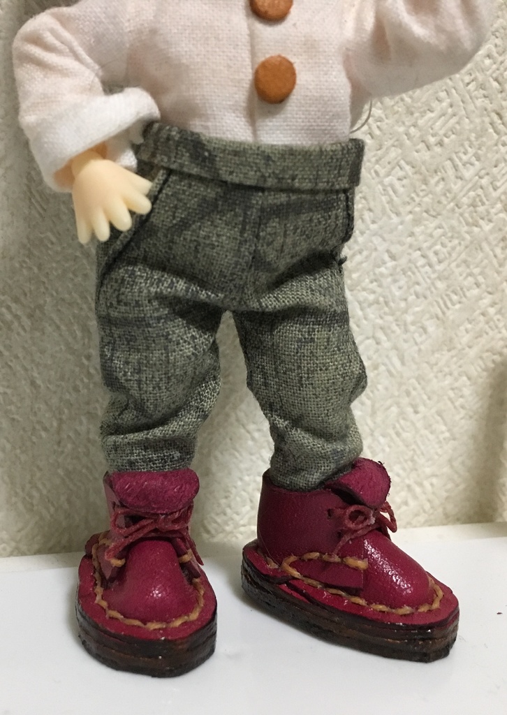 【ねんどーる】紐ブーツ