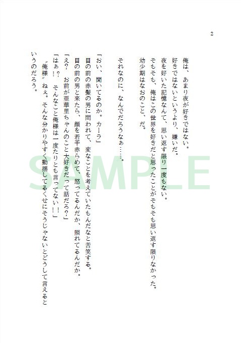 カーラ・W・フィアンナの夜