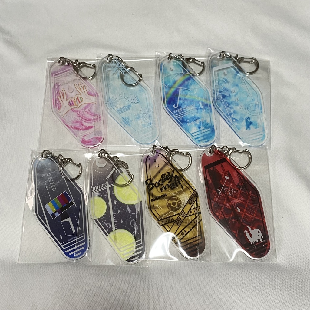 【非公式】Raindrops イメージモーテルキーホルダー