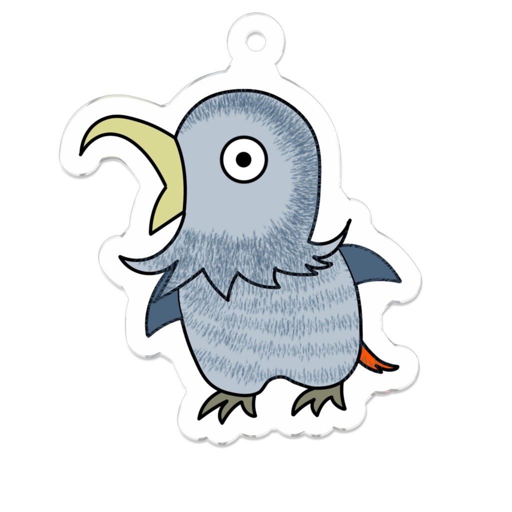 ヨウムのヨルくん アクキー